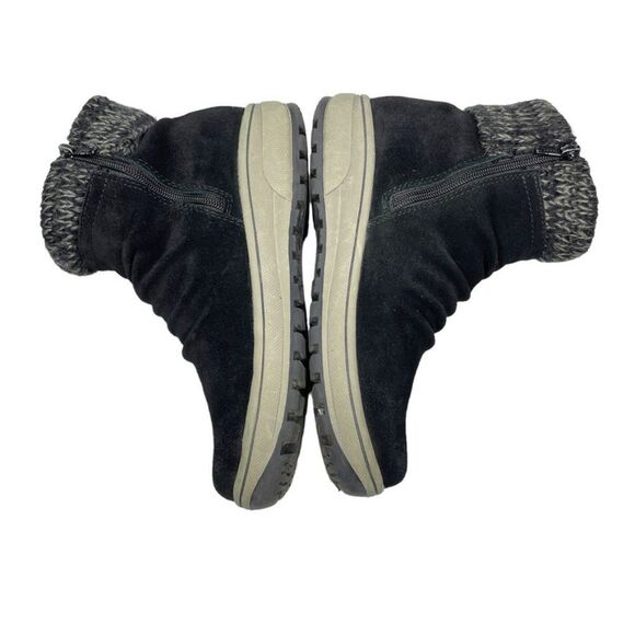 Baretraps Womens Danna Black Suede WTRPF Zip Snow Ankle Bootie Size 6.5 M - Picture 4 of 12